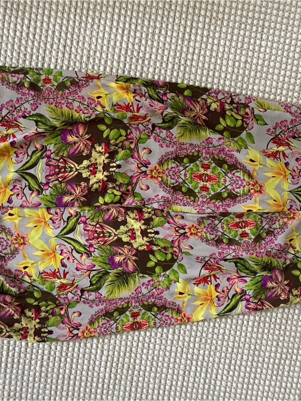 Astr Pink Purple Floral Print Scarf - Picture 2 of 9